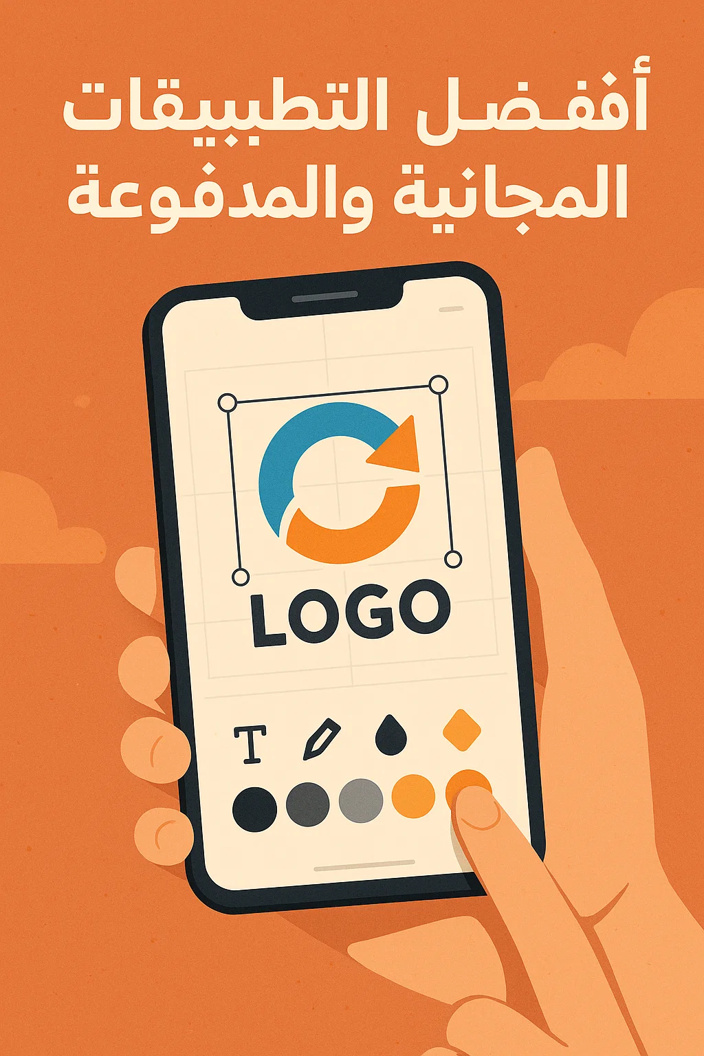 تصميم شعار باستخدام الهاتف: أفضل التطبيقات المجانية والمدفوعة